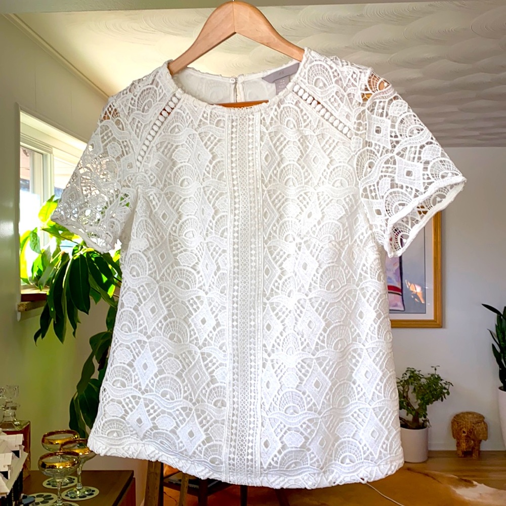 H&M Crochet/Lace Top